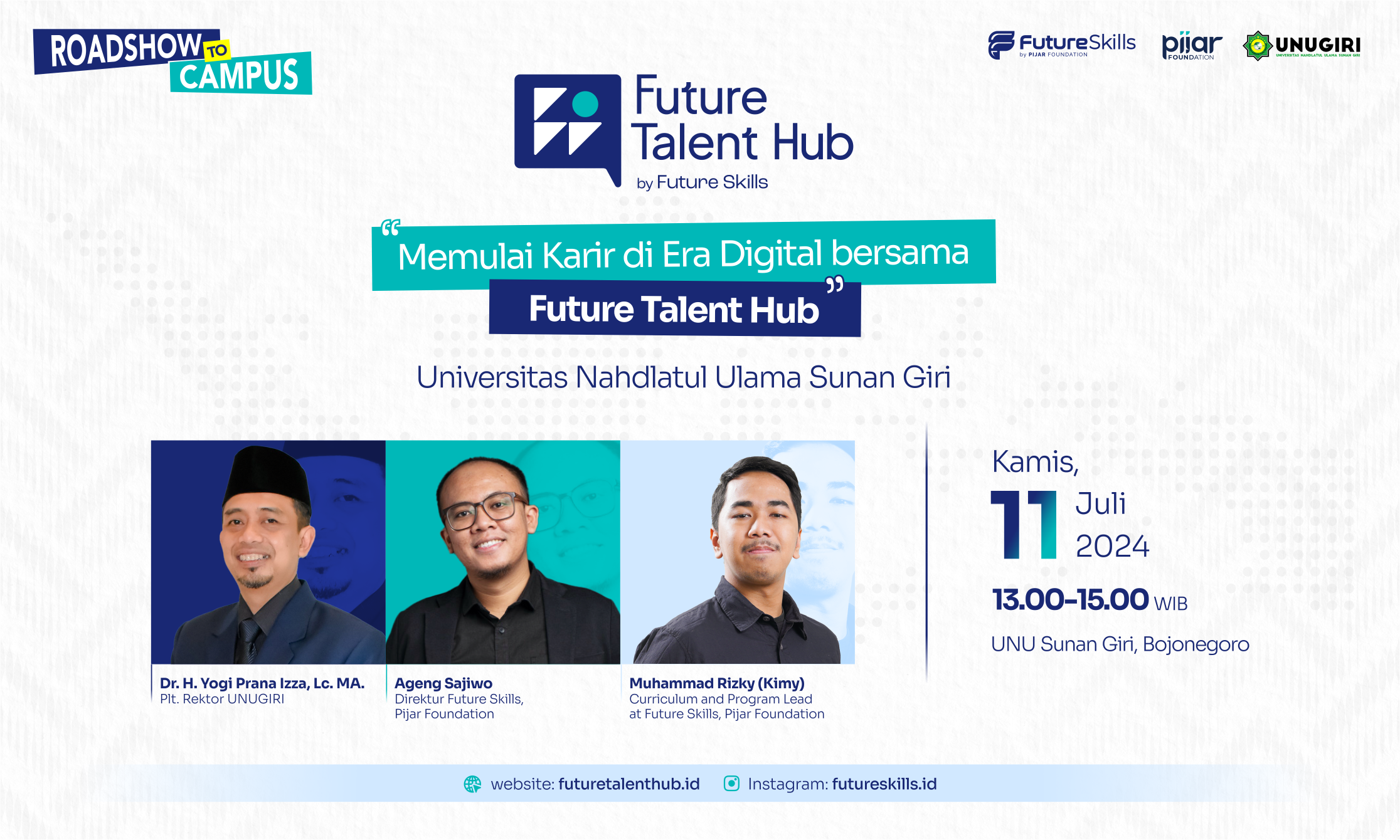 PIJAR Foundation Gelar Roadshow to Campus di UNUGIRI